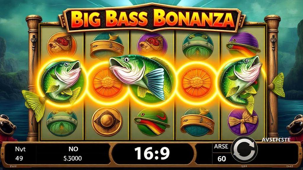 Big Bass Bonanza gameplay with fishing reels and bonus round